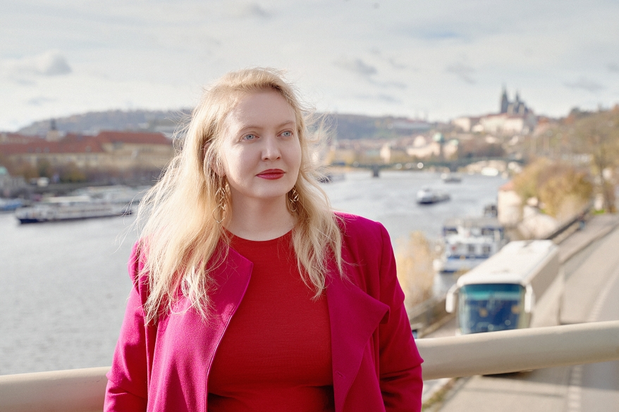 Pil Maria Saugmann in Prague in November 2022