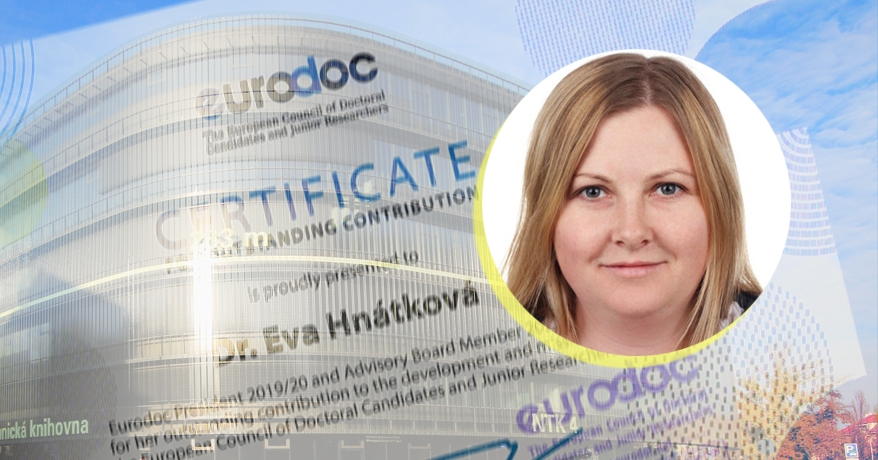 Eva Hnatkova Awarded for Her Outstanding Contribution to Eurodoc