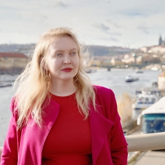 Pil Maria Saugmann in Prague in November 2022