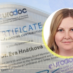 Eva Hnatkova Awarded for Her Outstanding Contribution to Eurodoc